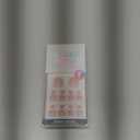 BTArtbox Press on Toenails Short, White French Tips Toenail Press Ons Square for Women, Light Weight Press on Toe Nails with Glue, Fake Toenails in 16 Sizes- 32 Toenails Kit, Timeless Grace