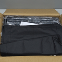 Furologee Clothes Racks for Hanging Clothes, Portable Rolling Garment Rack, Sturdy Metal Freestanding Cloths Racks with Wheels, Double Rods Wardrobe Rack for Bedroom Laundry Living Room