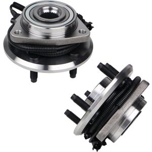 KUSATEC 513270 Front 2PCS Wheel Bearing and Hub Assembly Compatible with Jeep Liberty 2008 2009 2010 2011 2012, Dodge Nitro 2007-2011, 5 Lug w/ABS