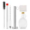 Maple Syrup Hydrometer Test Cup Kit, Maple Sap Hydrometer with Stainless Steel Maples Syrup Equipment, Design for Maples Syrups Supplies, Easy to Read and Accurate