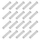 uxcell 20Pcs M10 x 60mm Single Hole Clevis Pins, 304 Stainless Steel Flat Head Hitch Pins for Trailer Latch, Mechanics Repair, Furniture Installation, Industrial Equipment