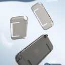 Slim Protective Case for Switch 2, Dockable Case Protector for Switch 2 2025, Shockproof Hard Shell Cover - Thin 1mm & Lightweight 58g | Anti-Fingerprint Matte Finish | Translucent Smoke Black