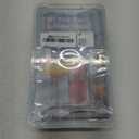 WIBIMEN Ice Cube Tray with Lid and Bin - Round Ice Trays for Freezer with Lid - Ice Cube Trays for Freezer with Ice Container (0.8"-2PACK Blue)