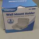 2Pack Wall Mount Holder for eero 6 Plus 6+ and eero 6 Router Mesh Wi-Fi System,Wall Mount Stand Bracket for eero 6 Plus and eero 6 tri-Band Mesh,Wall Bracket for eero 6+ Extender Router Wire Organizer (White-2PC)