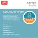 Caribou Coffee Caramel Comfort Oatmilk Latte, One Step Latte Single Serve Keurig K-Cup Pods, 20-Count Box