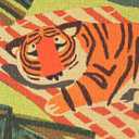 Jigsaw Puzzles for Adults 1000 Pieces, Summer Tiger Puzzle, Colorful as Home Wall Decor for Family Challenging Games