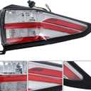 labwork Right Outer Rear Tail Light Replacement for Nissan Murano 2015-2018 Rear Tail Lamp Assembly RH NI2805103 26550-5AA0B
