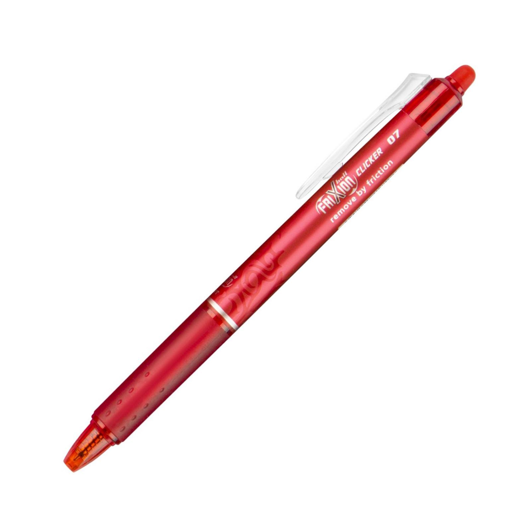 Pen: Frixion Ball Erasable Pen .7mm (Red), Pack of 6