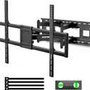 monTEK Heavy Duty XXL Full Motion TV Wall Mount for 60-120 inch Extra Large TVs, Holds 265 lbs, Max VESA 900x600, 27.7" Extension, Swivel & Tilt, Preassembled, Fits 1224" Studs, LED/LCD/OLED 4K/8K