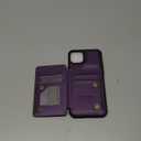 Vinich for iPhone 14 Wallet Case with Card Holder, RFID Blocking Credit Slots Kickstand Shockproof Phone Cover for Women Men, Purple