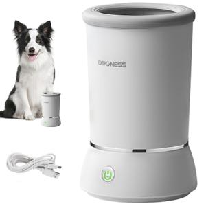 DOGNESS W01 Automatic Dog Paw Cleaner for Small to Medium Dogs (White)