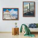BESCRCL 18x24 Poster Frame, Picture Frames for Wall, Single, Brown