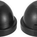 uxcell 2pcs 80mm Rubber Housing Seal Cap Dustproof Cover for Car LED Install