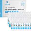 Saline Solution, 150ml /5.28 FL OZ Normal Solution for Multiple Household Uses, 5ml Each, 30 per Box