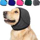 MIGOHI Dog Ear Covers Hood, Dog Ear Muffs with Soft Padding, M | Lightweight Ears Covers for Noise Protection, Anti-Anxiety Head Wrap, Vet Visits, Thunder, Grey, 
Size	M