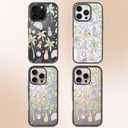 for iPhone Case - [6.6 ft Military-Grade Drop Protection] [Anti-Peel Technology] Clear Black TPU Bumper Case with Cute Design (Tropical Rainforest, iPhone 16 Pro)
