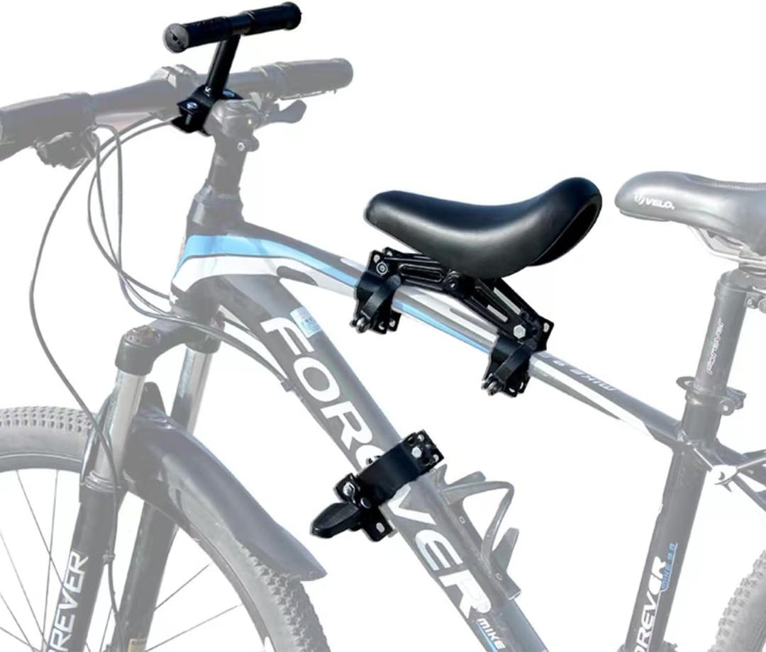 Front Mounted Bicycle Seats for Children Kids Handlebars Foot Pedals Set Mountain Bike Child Seat Kids Bike Seat Suitable for MTB and City Bicycles