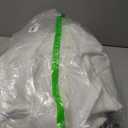 Beige White Linen Curtains 108 Inches Long 2 Panels Set for Living Room Neutral Boho Thick Linen Textured Pinch Pleated Memory Shape Light Filtering Ceiling Semi Sheer Window Curtain Hook Rings Ivory