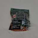 Plant Support Clips | Tomato Cage Connectors for Trellis, Garden Stakes, Wire Fence, Climbing Plants, Vine, Gardening, Indoor Plants & Hydroponics Growing (Tangerine Orange - 100 Pack) 2 Pack