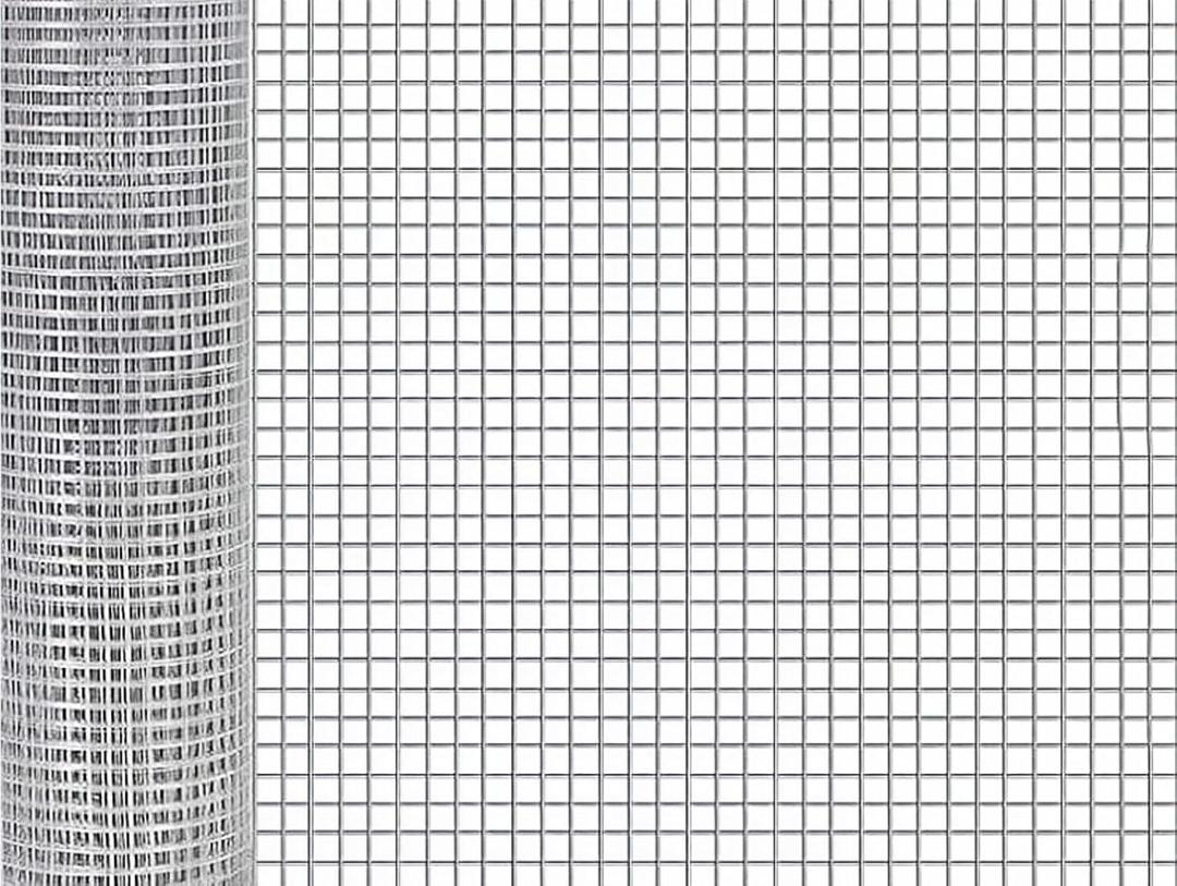 Hardware Cloth 48inx100ft 1/2 Inch Galvanized, Chicken Wire Fence Chicken Rabbit Snake cage Wire Fence Mesh Roll,Garden Plant Welded Metal Wire Fence,Poultry Animal Netting cage Screen. (Silver)
