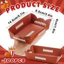 Zhehao 100 Pcs Football Paper Food Trays Football Birthday Party Supplies Disposable Serving Nachos Boats for First Year Down Birthday, Baby Shower, Sport Party, Snacks, Taco, Seafood Plates