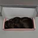 Flufymooz Ponytail Extension, 14 Inch Short Drawstring Ponytail Hair Extension for Women, Soft Synthetic Pony Tails Hairpiece for Women (Chocolate Brown)