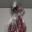 Kensie Womens Balloon Sleeve Smocked Waist Mini Dress (4, Burgundy)