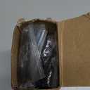 goldenwarm Door Hinges Self Closing Spring Door Hinge Residential & Heavy-Duty Door Hardware with Square & 5/8" Radius Corners 4 Inch 3pack Matte Black