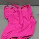 Yonique Women Hot Pink Plus Size One Piece Swimsuits Tummy Control Bathing Suits Vintage Swimwear 14plus