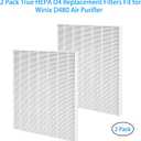 2 Pack True HEPA D4 Replacement Filters Compatible with Winix D480 Air Purifier, Item Number 1712-0100-00, Filter D4