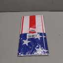 4 Pack 4th of July Tablecloths, 108" x 54" Fourth of July Tablecloth, 250th Anniversay Disposable Tablecloth, Plastic Patriotic Table Cover for Memorial Day Fourth of July Decorations
