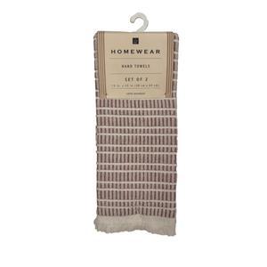 Home Wear Hand Towels, Set Of 2, 15x25