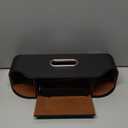 Car Rear Backseat Extra Multifunctional Drink Cup Holder Organizers With Tissue Storage Box Organizer & Hooks For Car Seat Back. Black