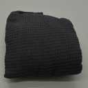 Glamburg 100% Cotton Thermal Bed Blanket, Twin Size, Soft Waffle, All Season, Charcoal