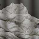 Litanika White Comforter King Size, 3 Pieces Lightweight Solid Bedding Comforter Set, All Season Fluffy Bed Set (104x90In Comforter & 2 Pillowcases)