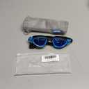 OMID Swim Goggles, P2 Polarized Swimming Goggles for Men Anti-fog Goggles Swimming for Adult Women (A0-black Blue Frame Blue Lens)