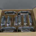 VERONES 10 Pack 22 OZ Glass Meal Prep Containers, Airtight Glass Lunch Containers Set, Glass Food Storage Containers with Lids,Exclusive of BPA, for Microwave, Oven, Freezer & Dishwasher Friendly,Grey