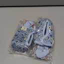 2 x BIBS x Liberty Baby Bottle Cover Small 110ml - Neoprene Protective Cover for BIBS Bottles - Liberty Print Design, Small, Charmomile Lawn Baby Blue