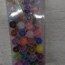 Holographic Chunky Glitter, Set of 36 Colors Craft Glitter Sparkle Sequins, Cosmetic Glitter Flake for Epoxy Resin, Body, Face, Eye, Nail Arts, Slime Making, Wedding Festival Party Decoration