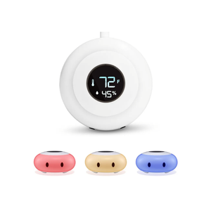 LittleHippo Kelvin Color Changing Night Light, Room Thermometer and Hygrometer (Humidity Monitor) for Nursery, Baby's Bedroom, Child's Room