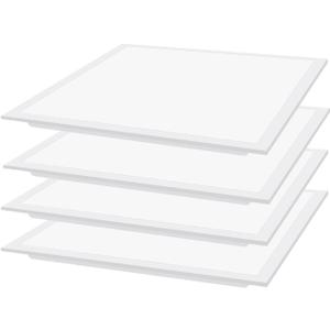 2X2 LED Flat Panel Light Drop Ceiling Office Fixture,5000K Recessed Edge-Lit 0-10V Dimmable LED Flush Mount Ceiling Light, 5800 lumens 2x2 Troffer Lights for Kitchen,ETL