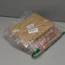 PACKISM TSA Approved Toiletry Bag - Clear Makeup Bag, Durable Clear Travel Bags for Toiletries with Supporting Frame, 1 Medium TSA Quart Carry-On, 1 Large Organizer for Check-in, Rose Pink