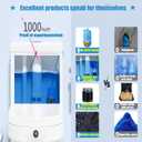 Automatic Bathroom Toilet Bowl Cleaner Bottle Gel,Removes Stains & Limescale, Fresh Scent, Fast-Acting, No Scrubbing,Lasts for 90 Slow-Dissolving Design (1, White)