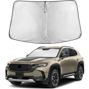 Autovir Windshield Sun Shade Fit for 2023-2024 2025 2026 Mazda CX 50 Sun Shade, Front Window Sun Visor, UV Protection, Heat Blocker, Foldable Car Accessories