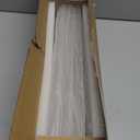 Mahjong All-in-One Tile Rack & Pusher, Clear Acrylic Mahjong Rack and Pusher Combo, Modern American Mahjong Tile Racks, Set of 4, White (17.72 inches)