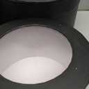 Nuenen Round Gift Box with Lid & Floral Foam Set, Black, 2 pcs, Gift Boxes for Flowers for Mother's Day Bridesmaid Wedding Baby Showers