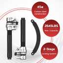 Coil Spring Compressor Tool Automotive 2 pcs Heavy Duty Macpherson Strut Spring Compressor Set with Safety Bracket Compressor Set with Safety Bracket for Car Truck ATV UTV, 2200 LB Capacity