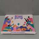 HOUSE OF PARTY Groovy Daisy Flower Balloons - 114 Pcs Pastel Rainbow Balloon Arch Garland Kit - Clear Bubble & Bobo Balloons - Perfect for Birthday, Baby Showers, Weddings & Party Decoration!