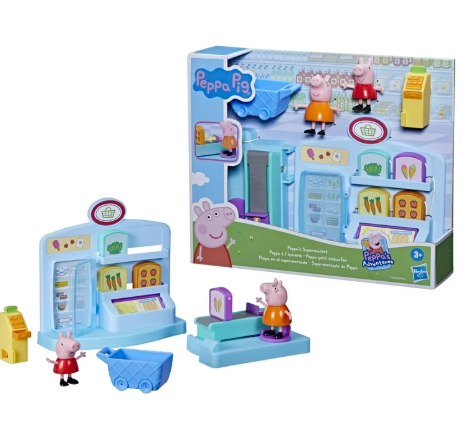 Peppa Pig Peppas Aquarium Adventure Playset Preschool Toy: 4 Figures, 8 Accessories Ages 3 and Up