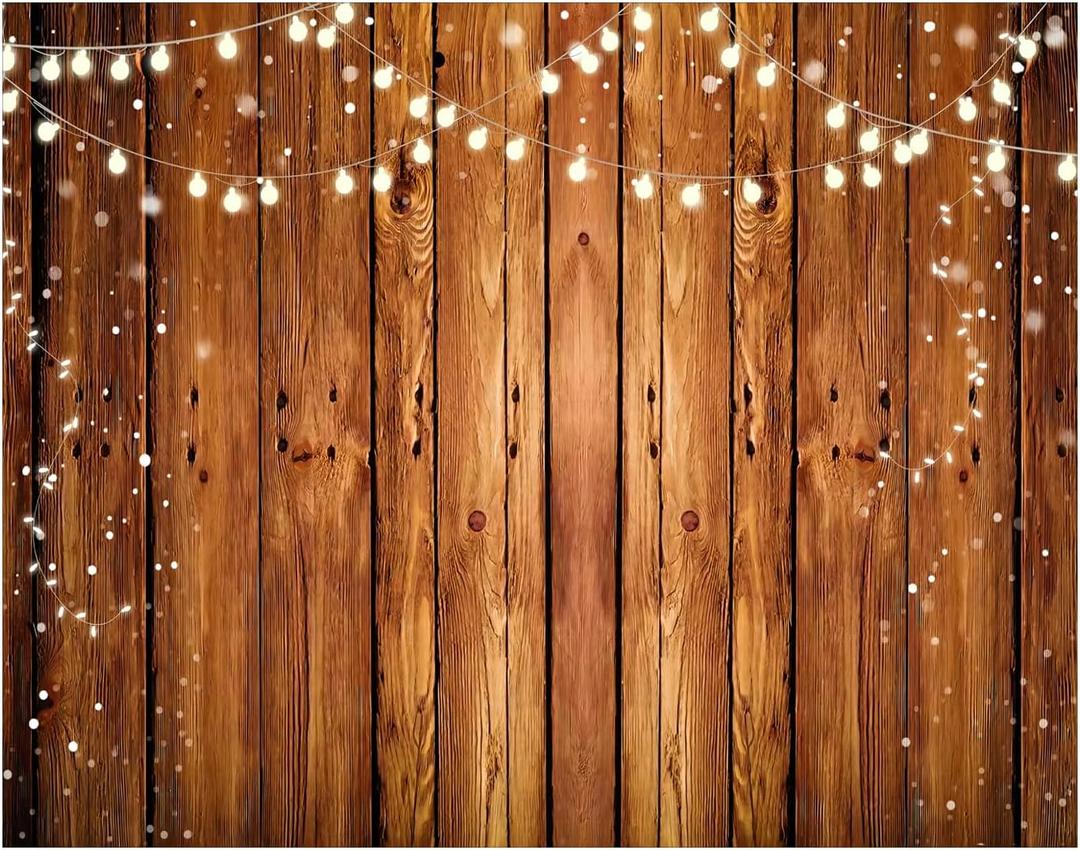 YYNXSY Brown Wood Backdrops for Photography Vintage Brown Background Thin Vinyl Material Applicable to Baby Shower Banners Photo Booth Studio Props 7X5FT YY-516